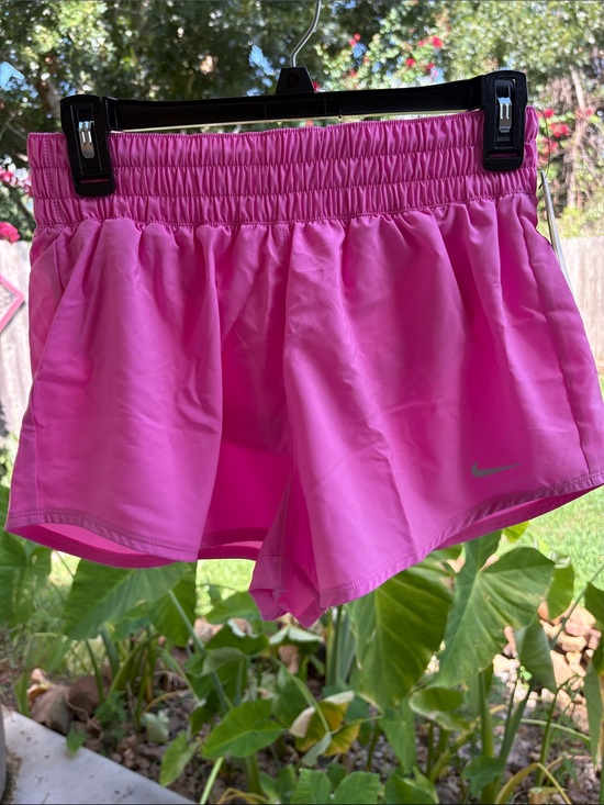 Nike Pants - NIKE Women's Pink Athletic Running Shorts with Reflective Swoosh
